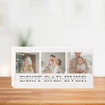 Modernes Collage Foto & Grau Bester Vater je Gesch Holzkisten Schild<br><div class="desc">Modern Collage Foto & Gray Best Vater Ever Geschenk ist eine nachdenkliche und einzigartige Geschenkidee für jeden Papa, der fotografisch Lieben und schätzt personalisierte Geschenke. Alles in allem ist dieses Geschenk eine perfekte Möglichkeit, den Vatertag, Geburtstage oder jeden anderen besondere Anlass für deinen Vater zu feiern. Es ist ein nachdenkliches...</div>