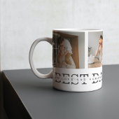 Modernes Collage Foto & Grau Bester Vater je Gesch Tasse