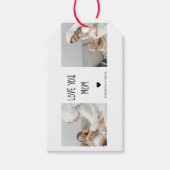 Modernes Collage Foto Liebe Mama Bestes Geschenk Geschenkanhänger (Vorderseite)