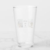 Modernes Collage Foto Liebe Mama Bestes Geschenk Glas (Rückseite)