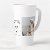 Modernes Collage Foto Liebe Mama Bestes Geschenk Milchtasse (Rechte Ecke)