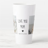 Modernes Collage Foto Liebe Mama Bestes Geschenk Milchtasse (Vorderseite)