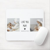 Modernes Collage Foto Liebe Mama Bestes Geschenk Mousepad (Mit Mouse)