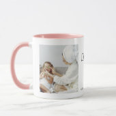 Modernes Collage Foto Liebe Mama Bestes Geschenk Tasse (Links)
