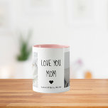 Modernes Collage Foto Liebe Mama Bestes Geschenk Tasse<br><div class="desc">Wenn Sie ein herzliches und bedeutungsvolles Geschenk suchen, um Ihre Liebe und Wertschätzung für Ihre Mutter zu zeigen, könnte ein modernes Collage Foto eine großartige Wahl sein. Ein modernes Collage Foto ist ein einzigartiges und kreatives Mittel, um Ihre Lieblings-Erinnerungen mit Ihrer Mutter zu zeigen. In der Regel werden mehrere Fotos...</div>