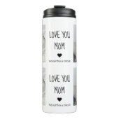 Modernes Collage Foto Liebe Mama Bestes Geschenk Thermosbecher (Vorderseite)