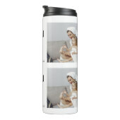 Modernes Collage Foto Liebe Mama Bestes Geschenk Thermosbecher (Nach rechts gedreht)