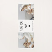 Modernes Collage Foto Liebe Mama Bestes Geschenk Yogamatte (Rückseite)