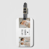 Modernes Collage Foto Liebe Opa Bestes Geschenk Gepäckanhänger (Vorderseite Vertikal)