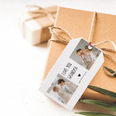 Modernes Collage Foto Liebe Opa Bestes Geschenk Geschenkanhänger