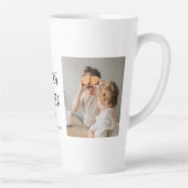 Modernes Collage Foto Liebe Opa Bestes Geschenk Milchtasse (Rechts)