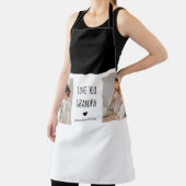 Modernes Collage Foto Liebe Opa Bestes Geschenk Schürze (InSitu)