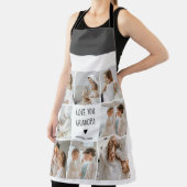 Modernes Collage Foto Liebe Opa Bestes Geschenk Schürze (InSitu)