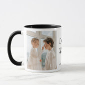 Modernes Collage Foto Liebe Opa Bestes Geschenk Tasse (Links)