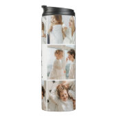 Modernes Collage Foto Liebe Opa Bestes Geschenk Thermosbecher (Nach rechts gedreht)