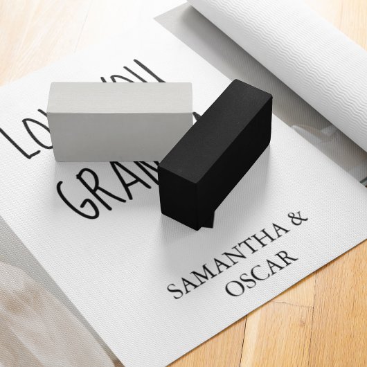 Modernes Collage Foto Liebe Opa Bestes Geschenk Yogamatte