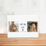 Modernes Collage Foto & Liebe Sie Vater Geschenk<br><div class="desc">Ein Geschenk von "Liebe,  Vater" ist ein Geschenk,  das Ihre Liebe und Wertschätzung für Ihren Vater zum Ausdruck bringt. Dies kann viele Formen annehmen,  von sentimentalen Keepsakes bis hin zu praktischen Gegenständen,  die er benutzen und genießen wird.</div>