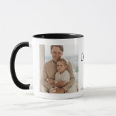 Modernes Collage Foto & Liebe Sie Vater Geschenk Tasse (Links)