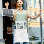 Modernes Collage Foto Minze Bestes Hubby-Geschenk Schürze<br><div class="desc">Das moderne Collage Foto Mint Best Hubby Geschenk ist eine personalisierte Geschenkidee für Ehemänner, die die Schönheit einer Foto-Collage mit dem Charme eines Minzrahmens verbindet. Dieses einzigartige Geschenk ist dazu gedacht, die unvergesslichsten Momente zu zeigen, die das Paar gemeinsam hat, wie z.B. ihren Hochzeitstag, romantische Termine, Ferien und andere wichtige...</div>