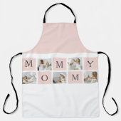 Modernes Collage Foto & Pastell Pink Mommy Geschen Schürze (Vorderseite)
