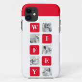 Modernes Collage Foto & Red-Geschenk für Liebhaber Case-Mate iPhone Hülle (Rückseite)
