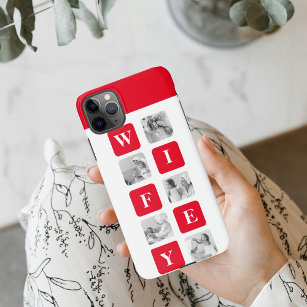 Modernes Collage Foto & Red-Geschenk für Liebhaber iPhone 11Pro Max Hülle