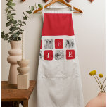 Modernes Collage Foto & Red-Geschenk für Liebhaber Schürze<br><div class="desc">Modernes Collage Foto & Red-Geschenk für Liebhaber von Wifey</div>