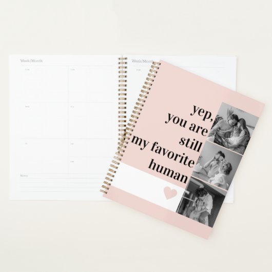 Modernes Collage Foto & Romantische tolle Geschenk Planer (Anzeige)