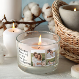 Modernes Collage Foto Romantisches Couquote-Gesche Rechteckiger Aufkleber