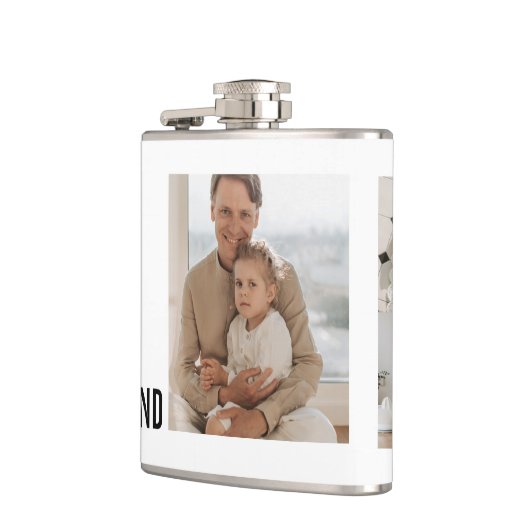 Modernes Collage Foto | VATER Flachmann (Links)