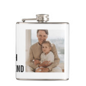 Modernes Collage Foto | VATER Flachmann (Vorderseite)