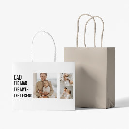 Modernes Collage Foto | VATER Große Geschenktüte