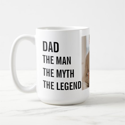 Modernes Collage Foto | VATER Kaffeetasse (Links)