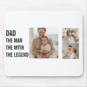 Modernes Collage Foto | VATER Mousepad (Vorne)