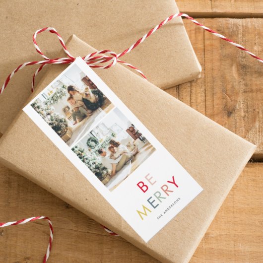 Modernes Collage Holiday Foto | Farblich fröhlich