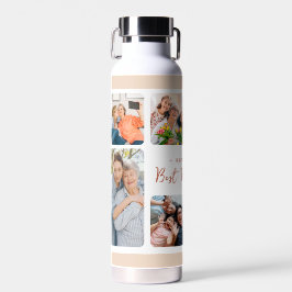Modernes Collage Personalisiert Foto Mama Geschenk Trinkflasche