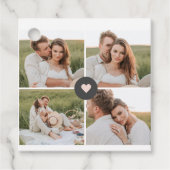 Modernes Collage Personalisiertes Familiengeschenk Geschenkanhänger (Vorderseite)