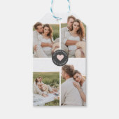 Modernes Collage Personalisiertes Familiengeschenk Geschenkanhänger (Vorderseite)