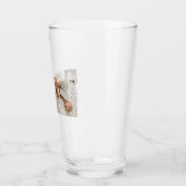 Modernes Collage Personalisiertes Familiengeschenk Glas (Links)