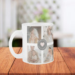 Modernes Collage Personalisiertes Familiengeschenk Mattglastasse<br><div class="desc">Modernes Collage Personalisiertes Familiengeschenk</div>