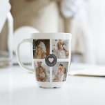 Modernes Collage Personalisiertes Familiengeschenk Milchtasse<br><div class="desc">Modernes Collage Personalisiertes Familiengeschenk</div>
