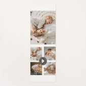 Modernes Collage Personalisiertes Familiengeschenk Yogamatte (Vorderseite)