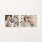 Modernes Collage Personalisiertes Familiengeschenk Yogamatte (Vorderseite (Horizontal))