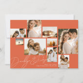 Modernes Collage Verona Sunset Multi Foto Save The Date (Vorderseite)