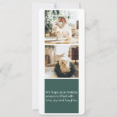 Modernes Collage Weihnachtsfeiertag Foto | Sei frö (Rückseite)