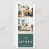 Modernes Collage Weihnachtsfeiertag Foto | Sei frö (Vorderseite)