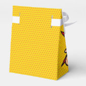 Modernes Comic Book Fun Geometric Gastgeschenk Hoc Geschenkschachtel (Rückseite)