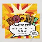 Modernes Comic- Buch BOOM Save The Date (Vorne/Hinten)