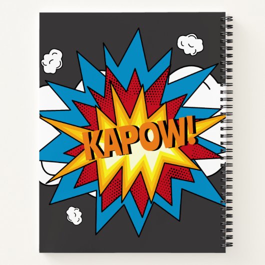 Modernes Comic Buch KAPOW Pop Kunst (Rückseite)