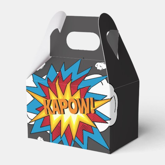 Modernes Comic Buch KAPOW Pop Kunst Geschenkschachtel (Vorderseite)
